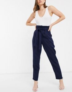 In The Style x Laura Jade woven pants in navy