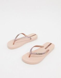 Ipanema glitter flip flop sandal in pink