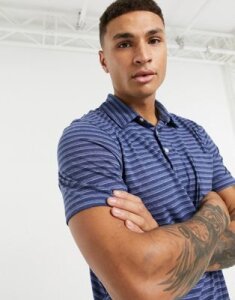 J Crew striped polo shirt-Navy