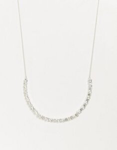 Johnny Loves Rosie multi jewel necklace-Silver