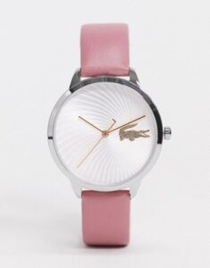 Lacoste analogue classic quartz watch in pink