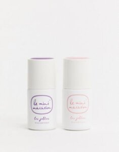 Le Mini Macaron X ASOS EXCLUSIVE Gel Nail Polish Duo - Grape Jelly + Rose Jelly SAVE 20%-Multi