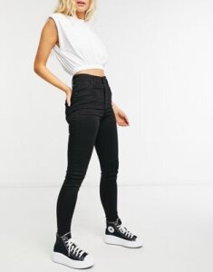 Levi's Mile High Skinny Jean in Clean Black