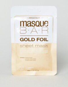 MasqueBAR Gold Foil Calming Sheet Mask-No Color