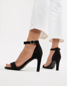 New Look Heeled Sandal-Black