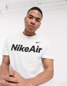 Nike Air logo t-shirt in white