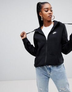 Nike black club pullover hoodie-Gray