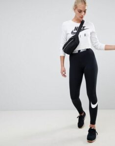 Nike black high waist logo leggings