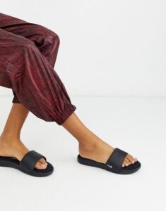 Nike black kawa slider sandals