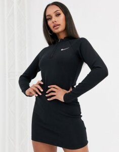 Nike black long sleeve mini Dress