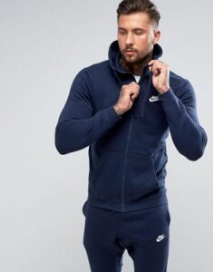 Nike Club tall hoodie in navy