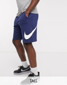 Nike Club Tall shorts in navy