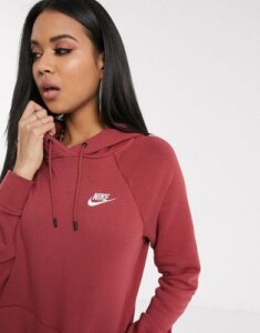 Nike dusty pink Essentials hoodie