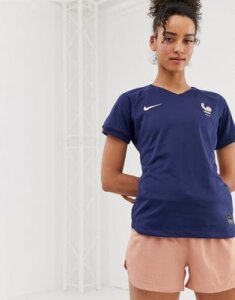 Nike Soccer France World Cup home stadium jersey-Navy