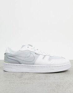 Nike Squash-Type sneakers in pure platinum/wolf gray
