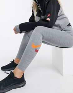 Nike Training Icon Clash One leggings in gray