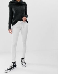 Only Kendell white skinny jeans