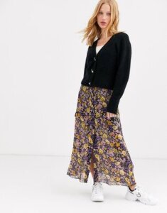 & Other Stories floral print midaxi skirt in multi