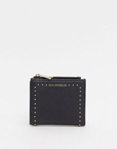 Paul Costelloe Leather Studded Ladies' wallet In Black