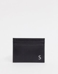 Peter Werth S leather card holder-Black