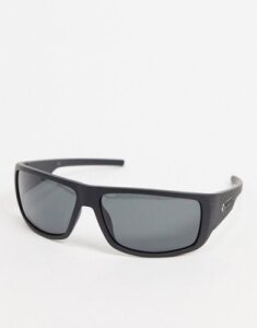 Polaroid slim line sunglasses-Black