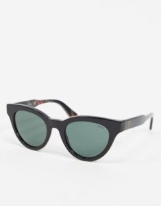 Polo Ralph Lauren 0PH4157 cat eye sunglasses-Black