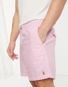 Polo Ralph Lauren Prepster player logo chino shorts in pink