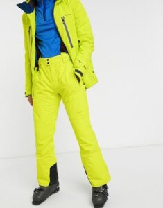 Protest Oweny ski pant in yellow