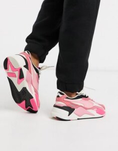 Puma RS-X Puzzle sneakers in pink