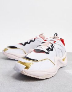 Puma x Charlotte Olympia rise sneakers in white