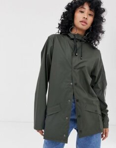 Rains short waterproof jacket-Green