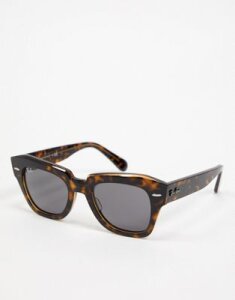 Ray-ban square state street sunglasses in brown ORB2186