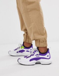 Reebok Running sole fury in white and purple