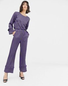 Resume Judy pant in stripe-Purple