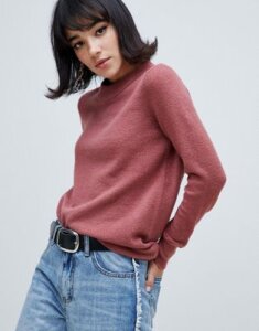 River Island sweater with crew neck in pink