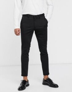 Selected Homme skinny fit formal pants-Black