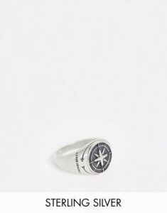 Serge DeNimes napoleon signet ring in silver