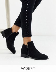 Simply Be extra wide fit ankle boot in black
