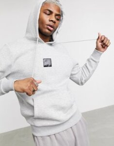 The Couture Club label hoodie in gray