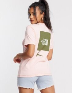The North Face Dome Climb t-shirt in pink
