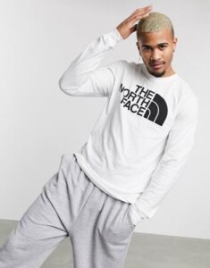 The North Face Half Dome long sleeve t-shirt in white