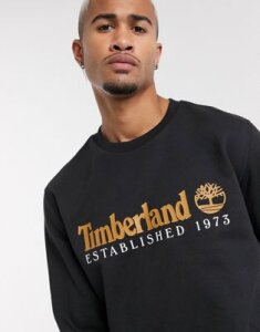 Timberland essential established 1973 crew sweater in black