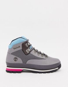 Timberland euro hiker jaquard boots in steeple gray