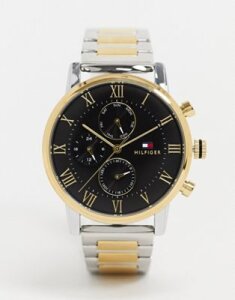 Tommy Hilfiger 1791539 contrast gold and silver watch