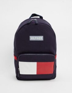 Tommy Hilfiger hayes canvas flag backpack-Navy