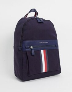 Tommy Hilfiger icon canvas backpack-Navy
