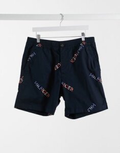 Tommy Hilfiger stars stripe 7 shorts-Navy