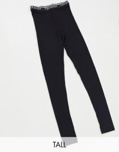 Topshop Tall leggings 2 pack in black