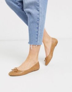 Truffle Collection easy ballet flats-Tan