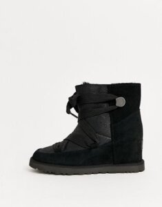 UGG Classic Lace up ankle boots in black